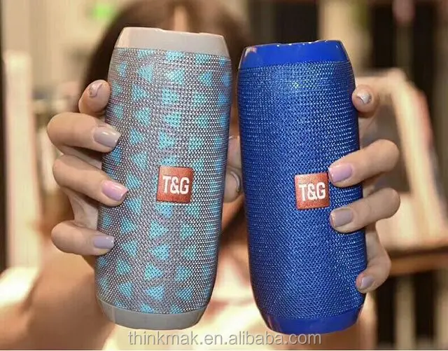Hot Selling TG117 Fabric Speaker Brilliant Quality Sound Double Horn Multifunction HiFi Portable Wireless Speaker - ANKUX.COM
