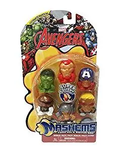 Marvel Avengers Civil War Mashems Series 1 Value Pack Toy Figure Set of 6