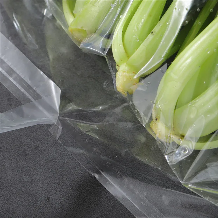 Clear Selfadhesive Bopp Vegetable Bag With Micro Perforated Vent Holes