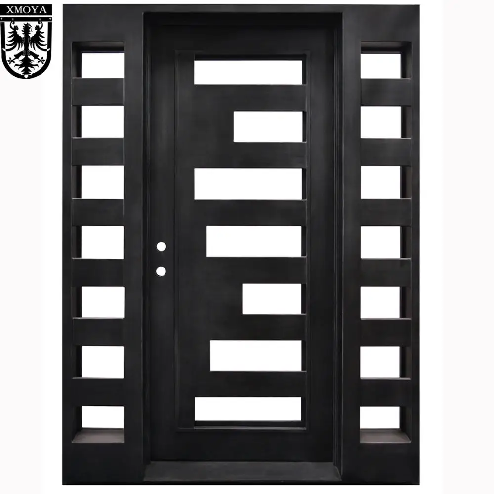 ممتاز الجودة الرئيسية باب مدخل الحديد المطاوع تصميم