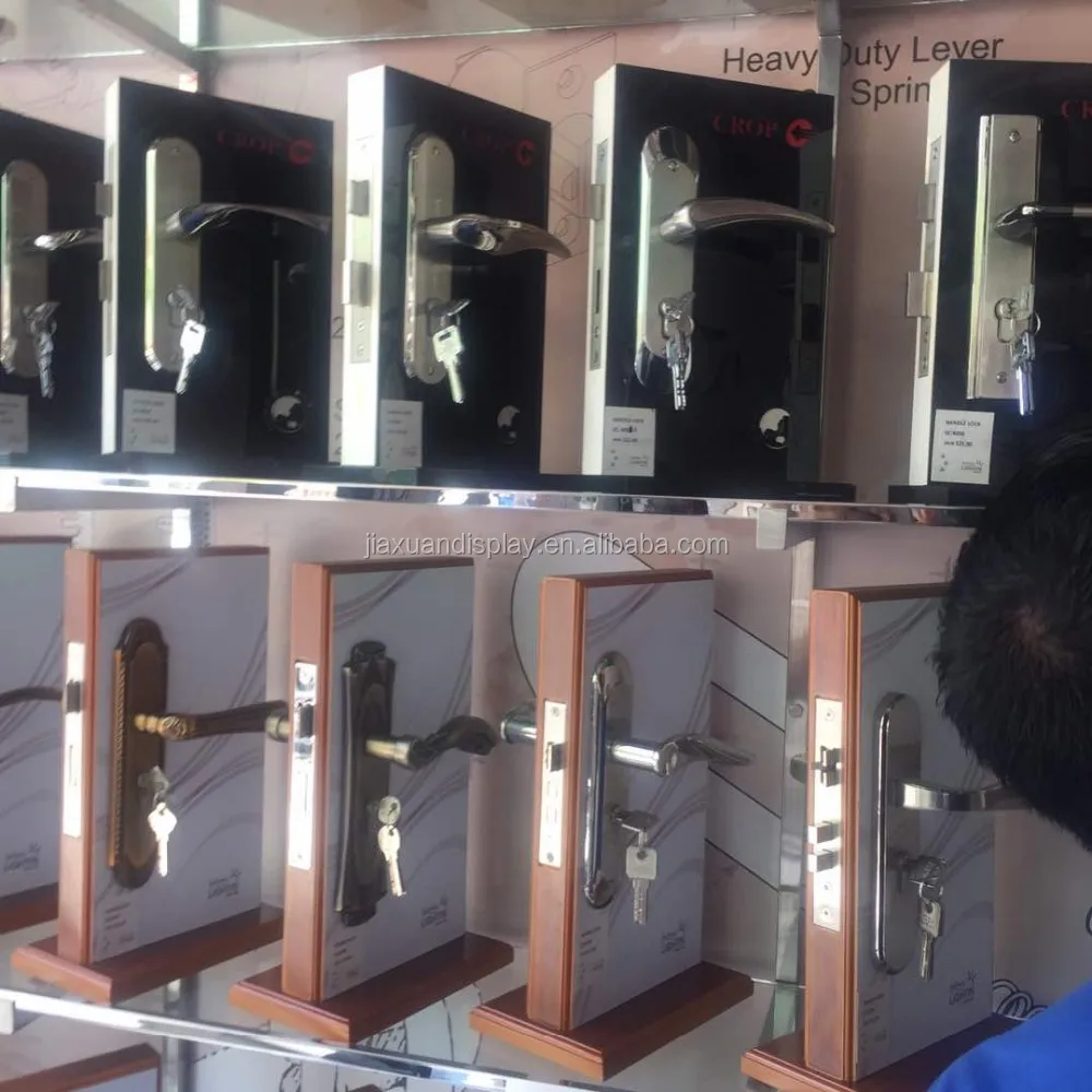 Wood Door Lock Display Stand Buy Wood Door Lock Stand,Door Lock