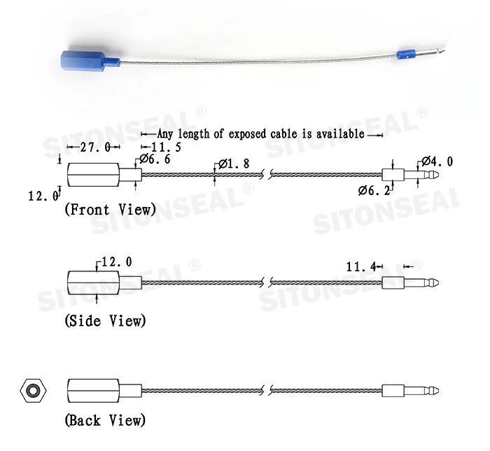 Fixed length. Fixed length