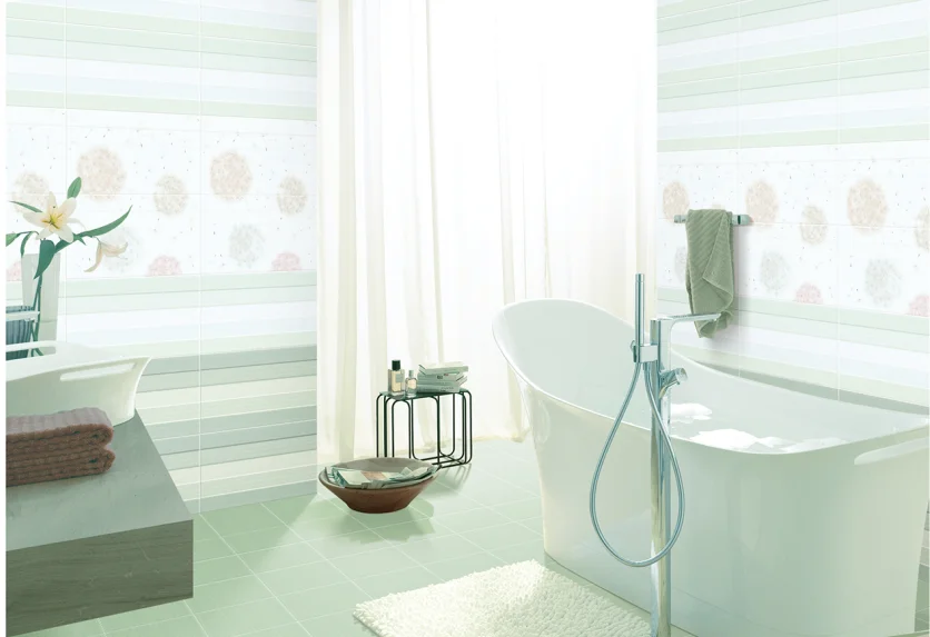 China Cheap Cream Color Glossy Ceramic Tiles for Wall 30*60