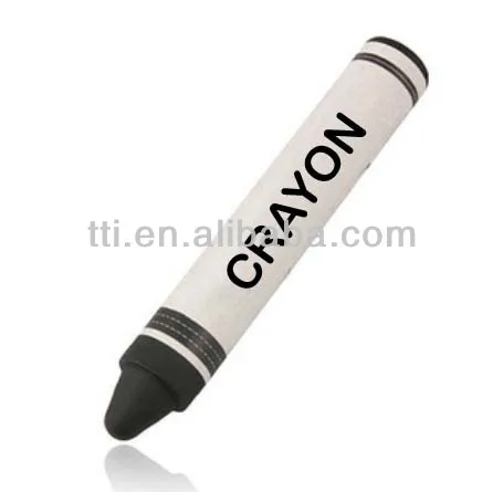 factory audit OEM fancy plastic logo promotional funny pen with heat transfer Crayon stylus touch pen