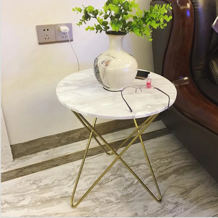 Custom Cut Marble Top Dining Table Round Carrara White Marble Table Top
