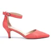 Women Shoes Kitten Heel Ankle Strap Buckle Party Shoes