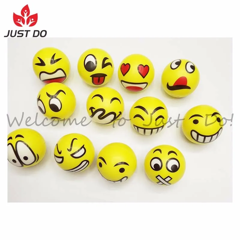 funny face stress ball