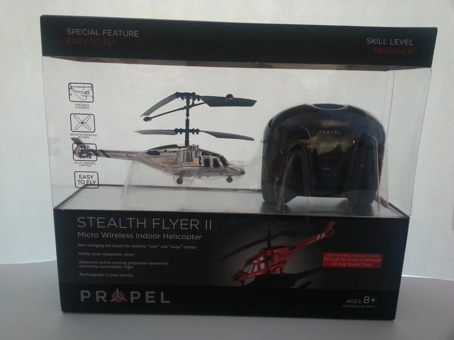 tech toyz aeroblade tactical wireless indoor helicopter