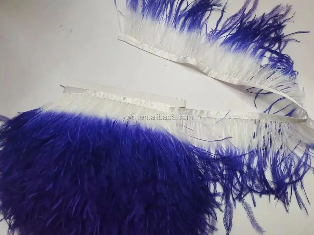 Violet Feather Ostrich Feathers Feather Trim Craft Feathers Color Feathers  Black Feathers Dress Feather Ostrich Trim Active 