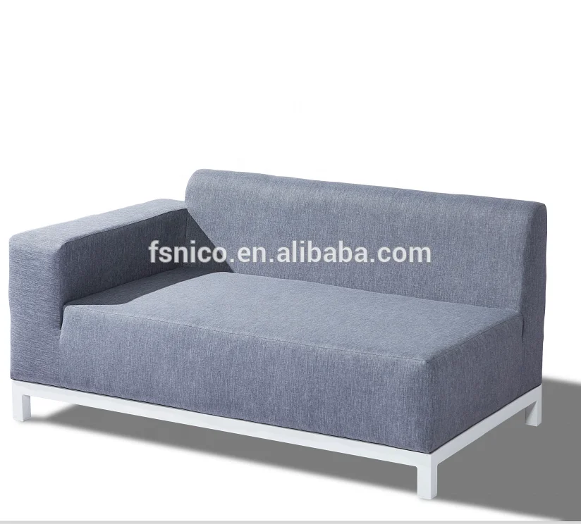 L Shape Aluminium Frame Waterproof Fabric Outdoor Garden Furniture Sofa