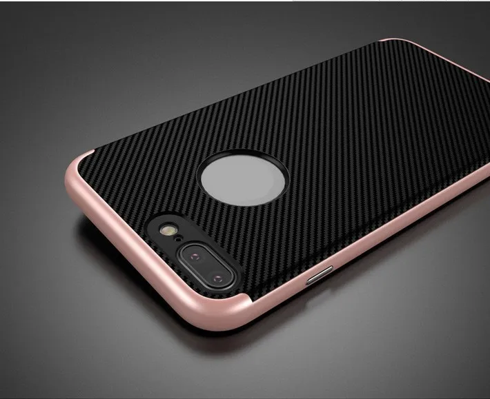 Hot Sale 2016 Ultra Thin Carbon Design phone case for IPhone 7 7 Plus Armor rugged cover for IPhone 7 PLus case