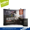 Big Wave 8ft PVC Pop-Up Banner Magnetic Exhibit stands PVC Folding Display