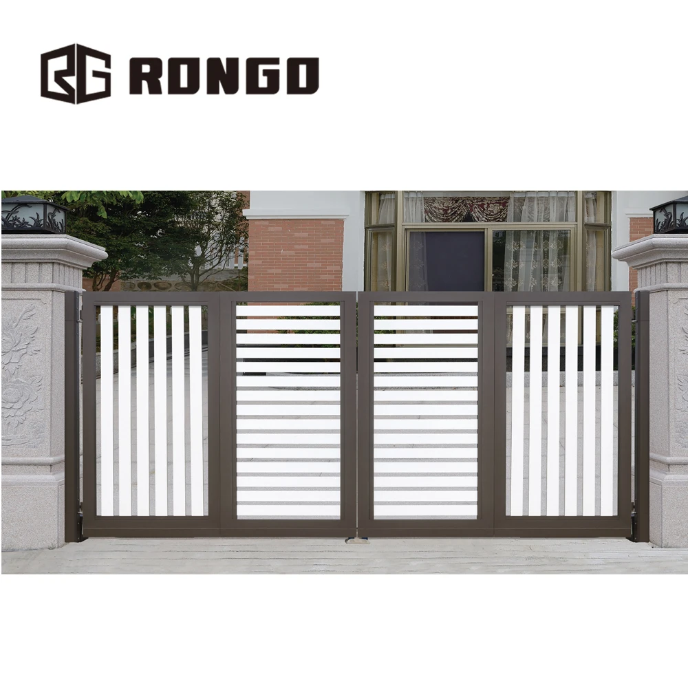 Rongo Automatic Metal Sliding Garden Gate Buy Automatic Stacking