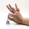 2019 Multicolor Mermaid Ring PVC Soft Child Kid Ring Silicone Ring