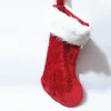 8 inch Felt custom shape Plush Christmas Decorations Large knitted baby Christmas Stocking socks