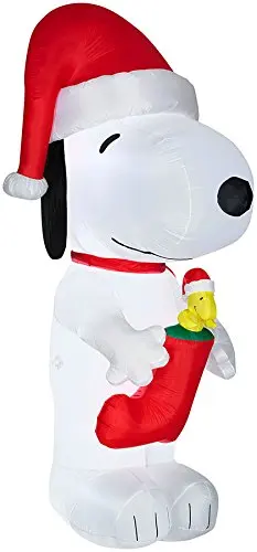 Buy Christmas Decoration Lawn Yard Inflatable Snoopy And Woodstock