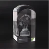 Crystal Block Paperweight 3D Laser EngravedCrystal Cube Factory