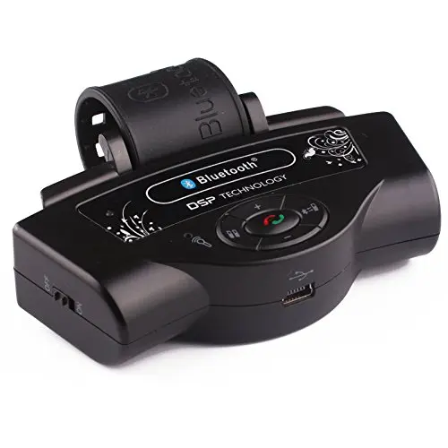 Steering Wheel Bluetooth Handsfree Car Kit New Stereo Hands Free Bluetooth Speakerphone Car Kit MP3 Player Car Styling