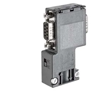 Profibus connector SIEMENS 6es7 972-0bb12-0xa0 90 degrés techniquement comme neuf