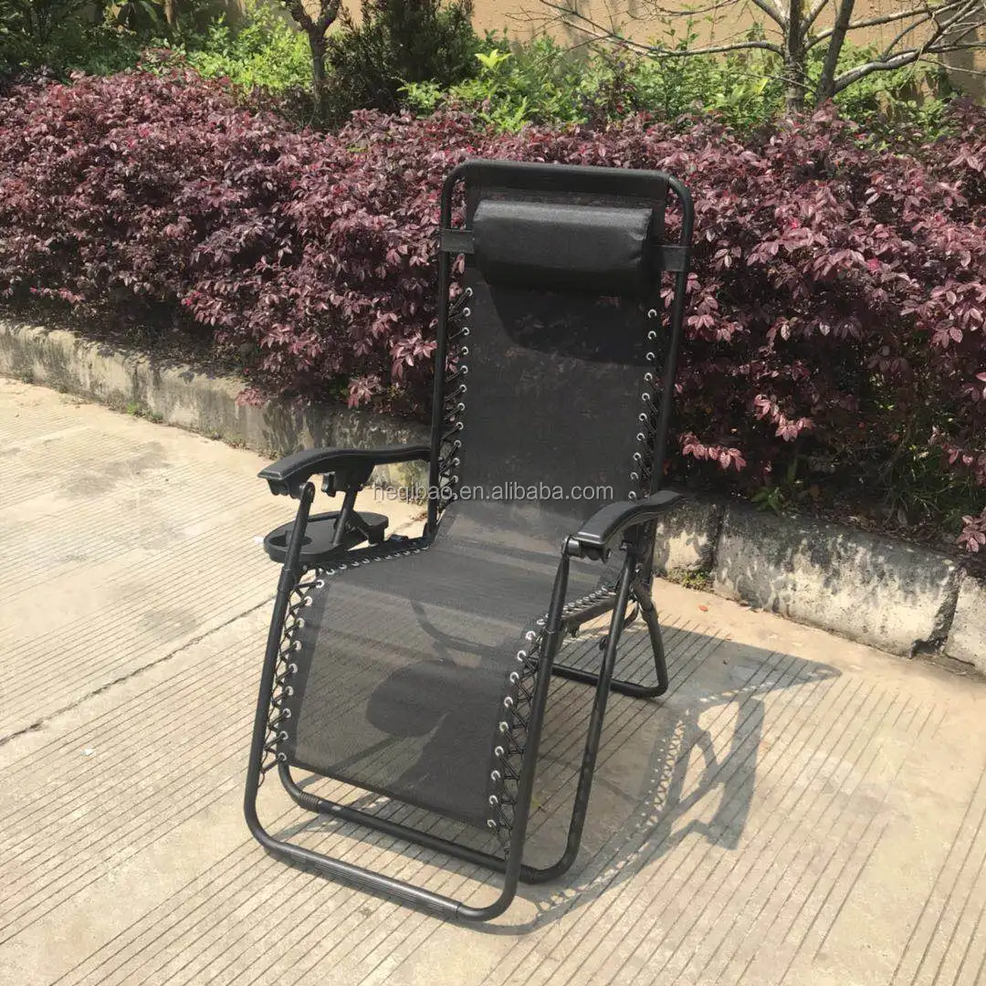Zero Gravity Lounge Lazy Chair Folding Outdoor Camping Adjustable