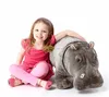 Factory direct sale Plush hippopotamus, Grassland animal series plush doll, Come to figure to sample custom