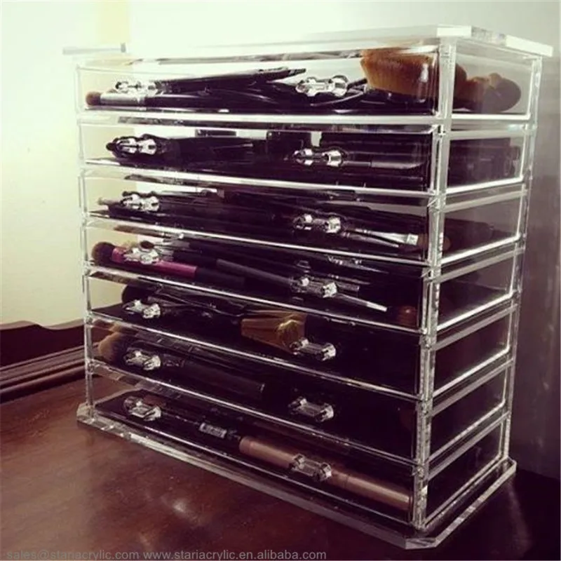 Clear Acrylic Storage Containers 7drawer Premium Clear Acrylic Chest