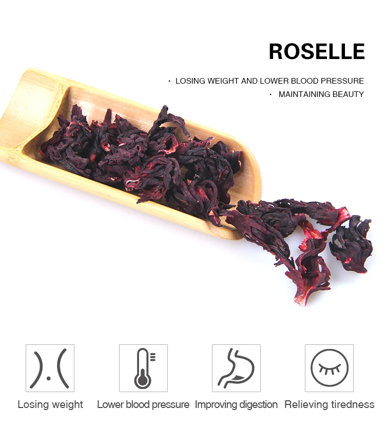 Dried Hibiscus Natural Dry Roselle of Organic Dried Hibiscus in Organic Hibiscus Status - 4uTea | 4uTea.com
