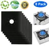 (10.6"x10.6")Gas Stove Burner Covers for Gas Range Reusable Heat Resistant Stove Top Protector Liner