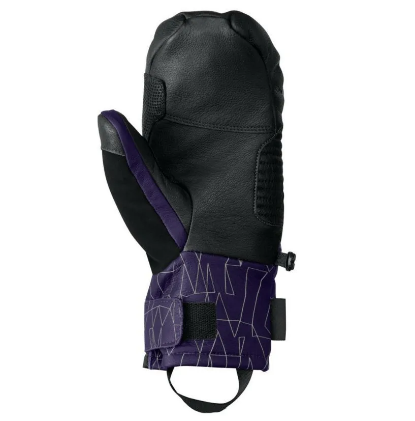 Purple Mitten Professional Skiing Gloves Comfortable Cheap Ski Gloves
