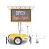 G032908 Portable Mobile Programming Remote Control Trailer Mounted Solar Powered Led Traffic Sign