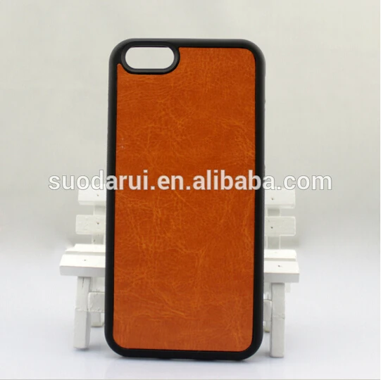 Luxury PC+TPU vintage leather case for ipod touch 6 hybrid hard case