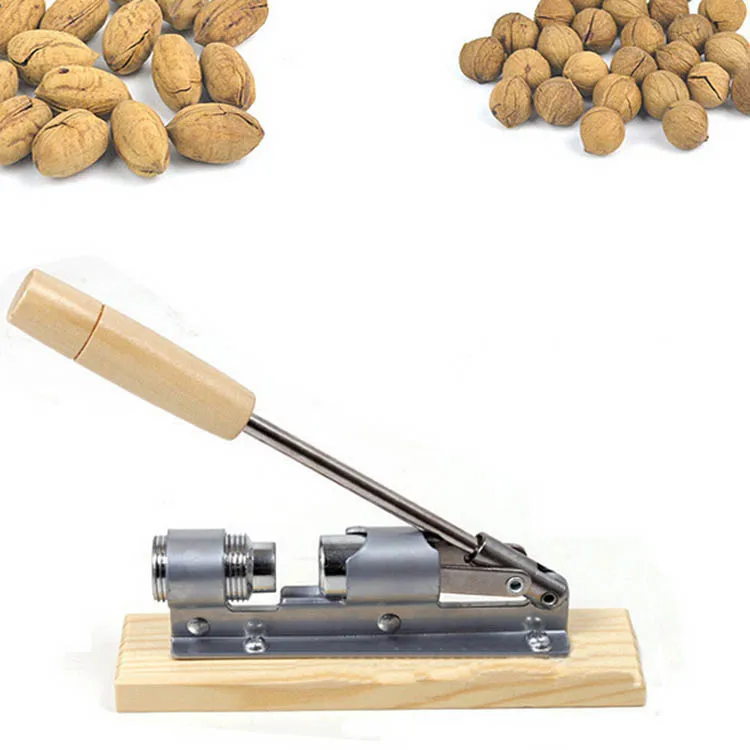 Quality Zinc Alloy Hickory Nut Cracker With Wooden Base On Sale Buy