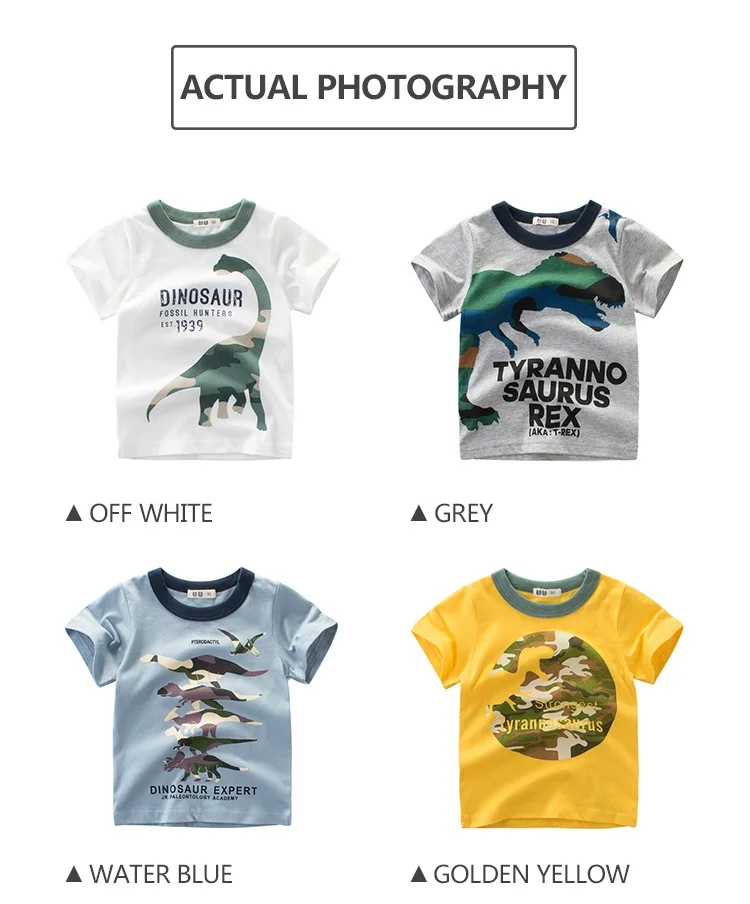 Buy Direct From China Manufacturer Wholesale Summer Kid Clothes 100% Cotton Short Sleeve Baby Boys T Shirt