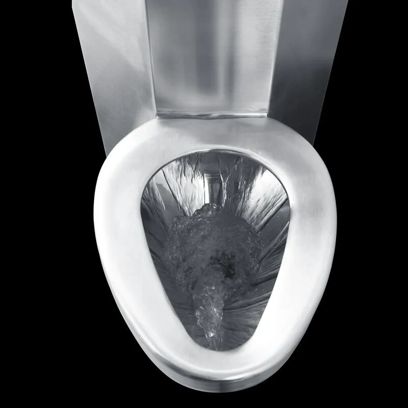 American Style Floor Mount One Piece Jail Cell Toilet With Sink