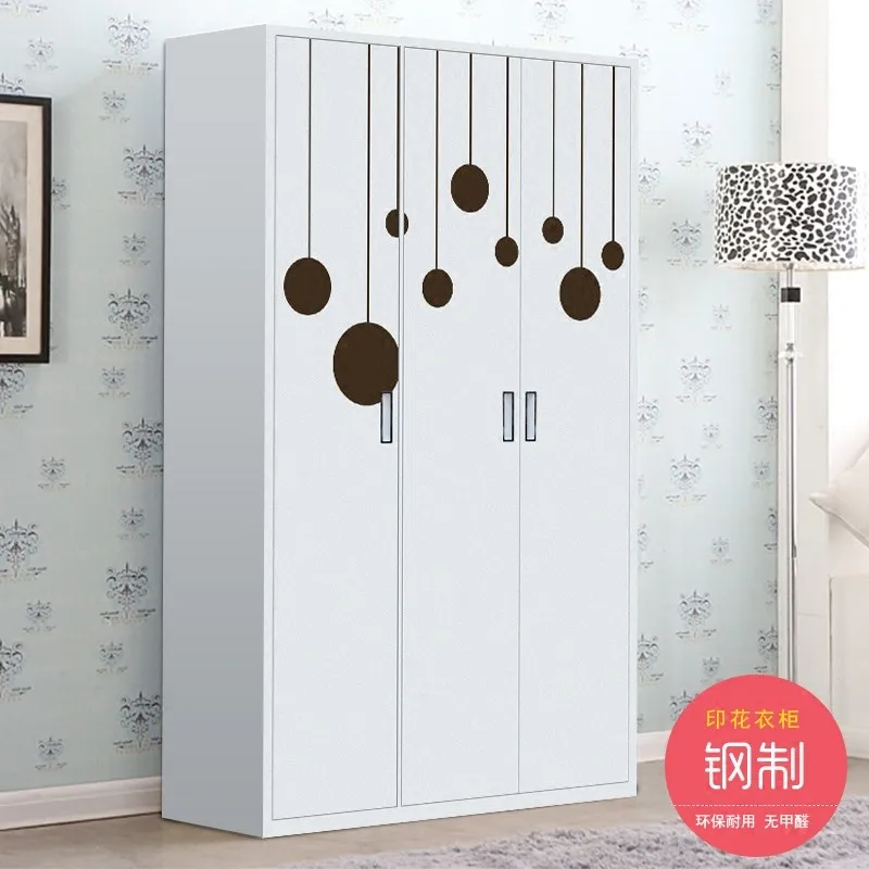 Customized Hanging Clothes Steel Almirah Furniture Almirah Wardrobe