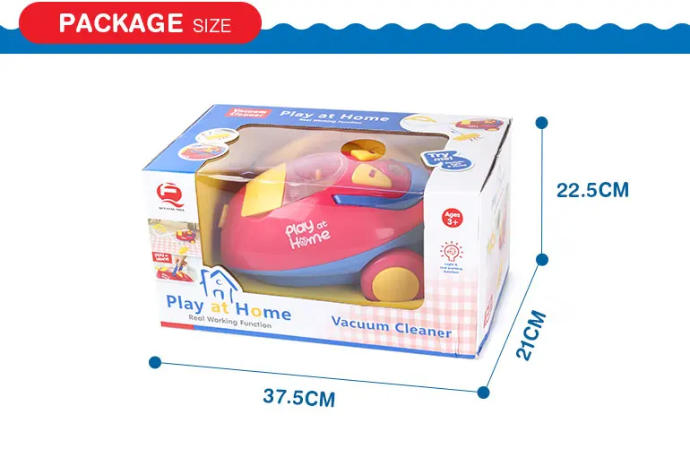 Housekeeping Clean Up Suction Pretend Play Electric Mini Vacuum Cleaner