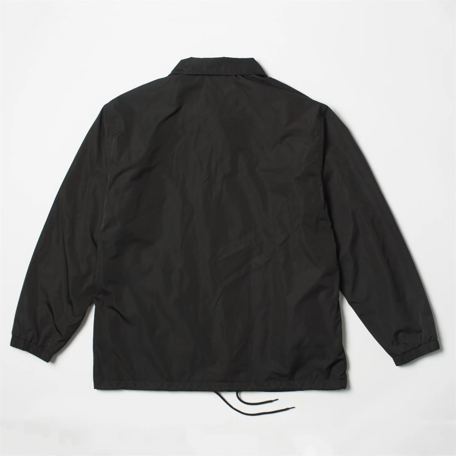 Wholesale Good Waterproof Blank Coaches Jacket Plain Black Buy