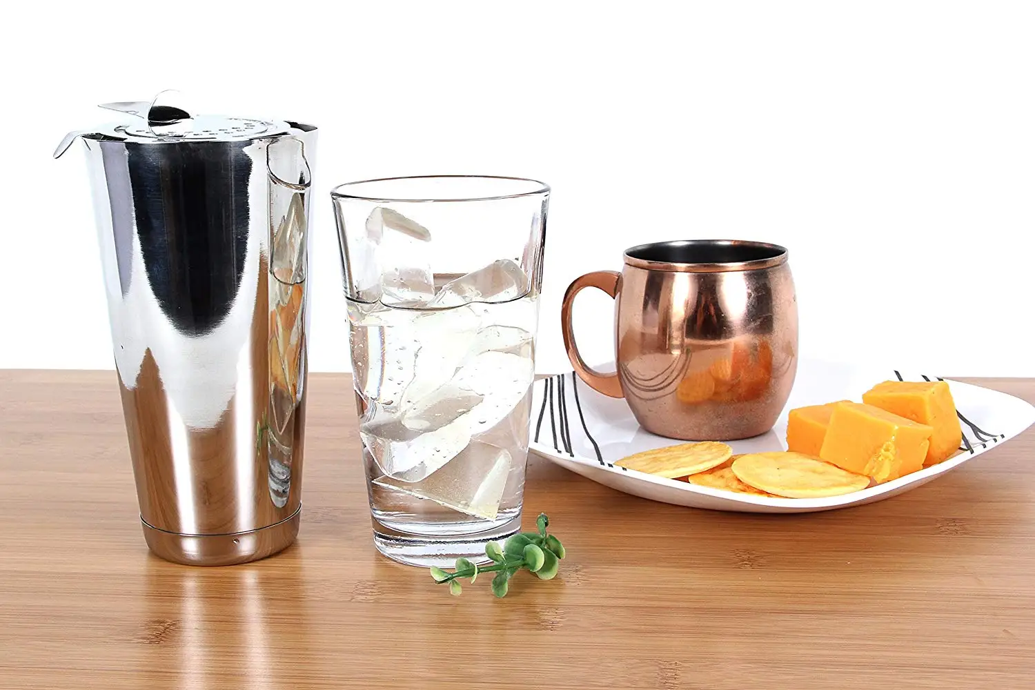 800ml Stainless Steel Boston Shaker Set & Professional Bartender