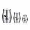 OEM Wholesale Price Silver Decorative Cremation Urns Jar Bottle for Human Pet Ashes Keepsake Memorial