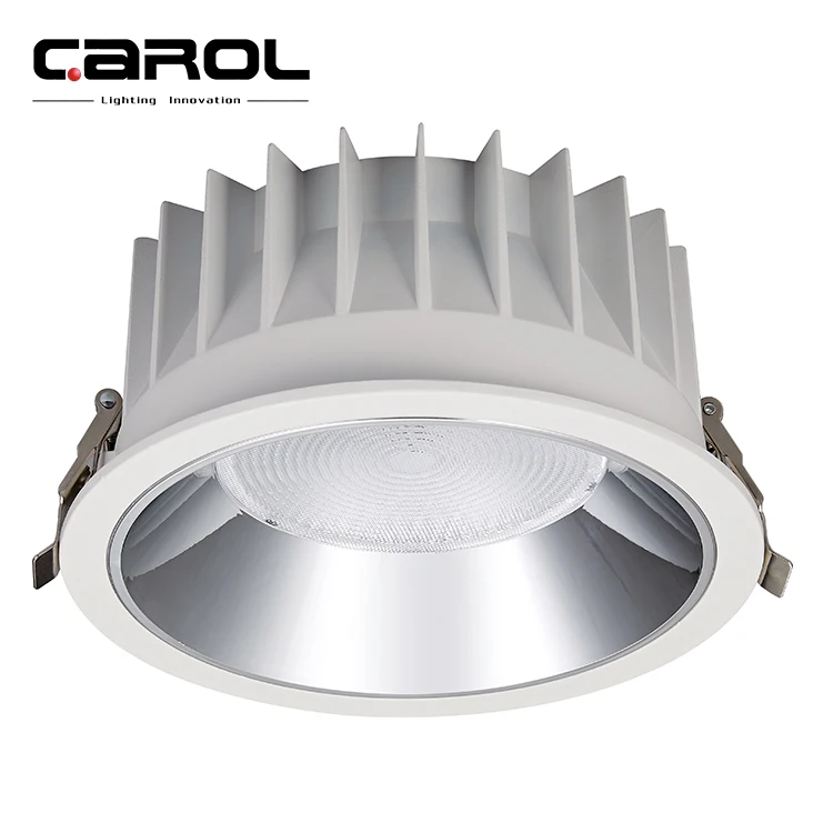 High lumen 6 inch recessed lifud driver 4000lm 40w cob led downlight saa with 180mm cut out