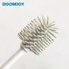 self cleaning with twin brush mechanical long plastic handle brush small cleaning brush