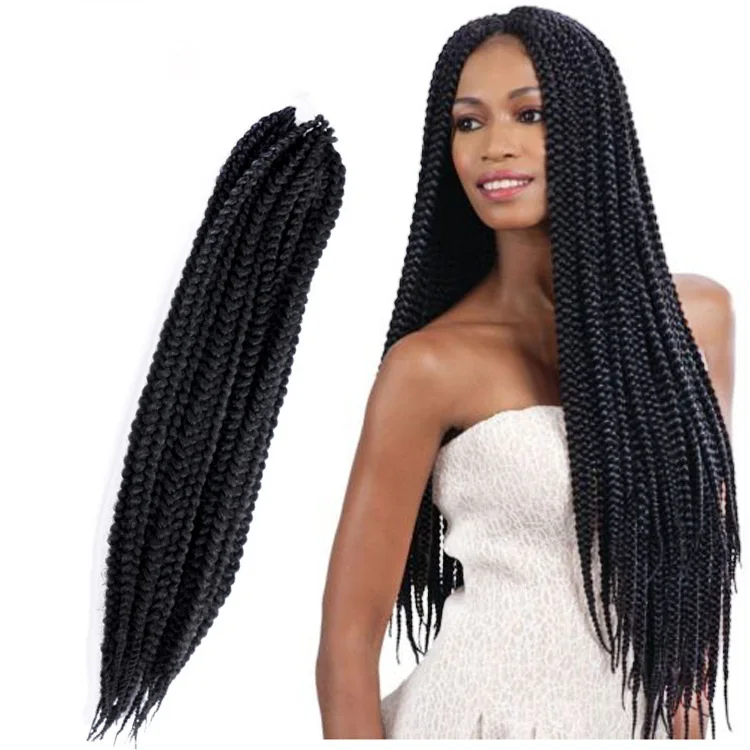 Hot Selling 165g 82'' Braiding Hair Synthetic Hair Extensions Single