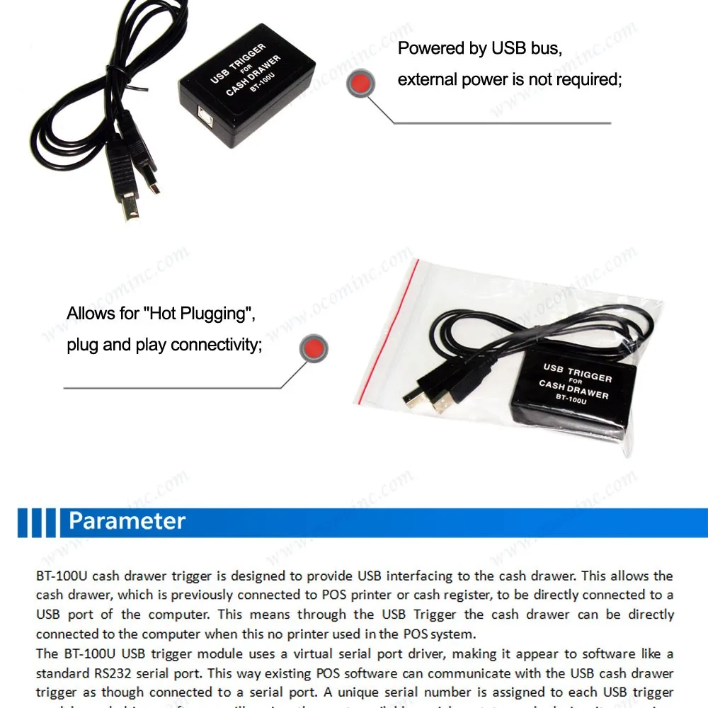 Pos Cash Drawer Usb To Rj11 Converter Buy Usb Trigger,Converter,Rj11
