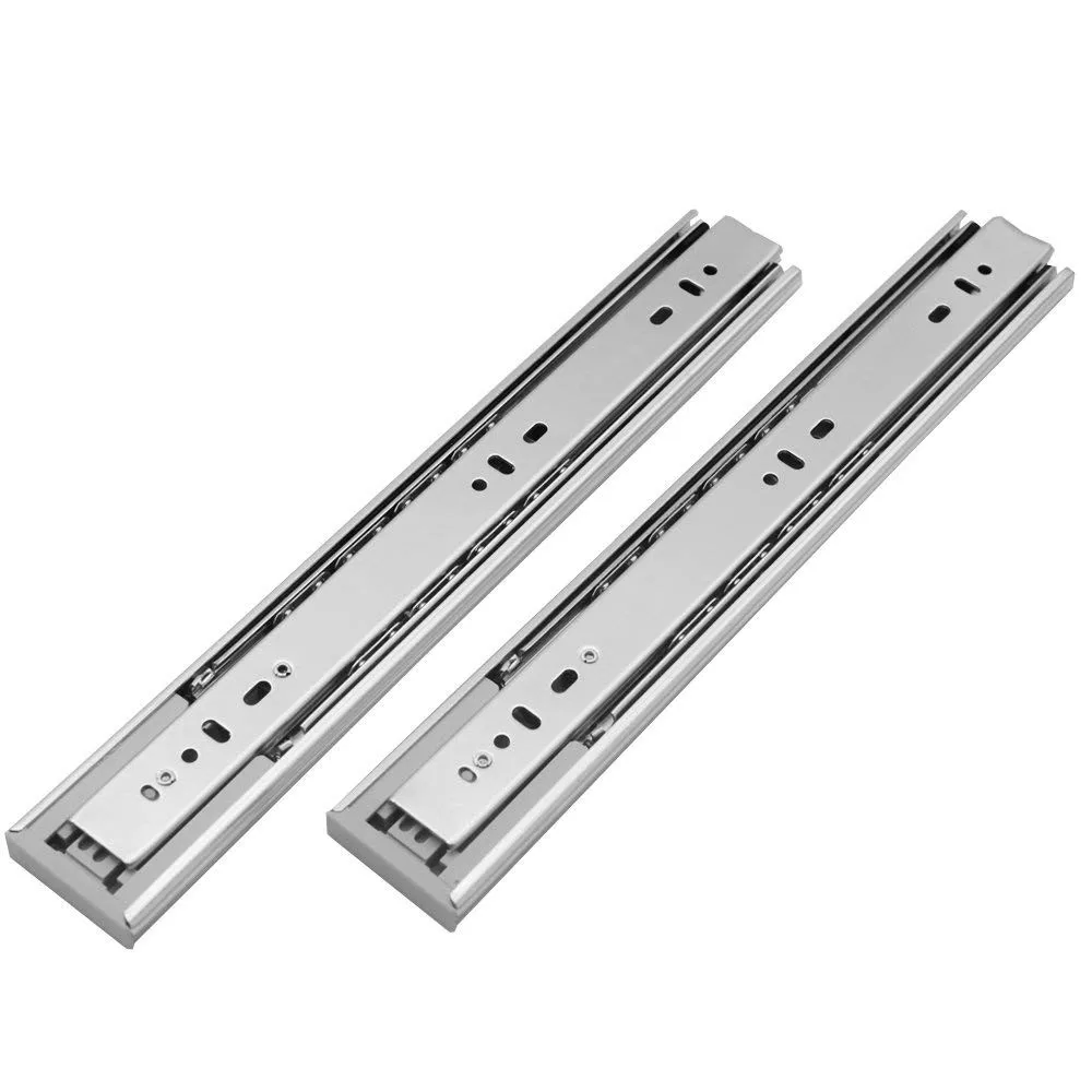 45mm Ball Bearing Hardware Products Channel Drawer Slide With