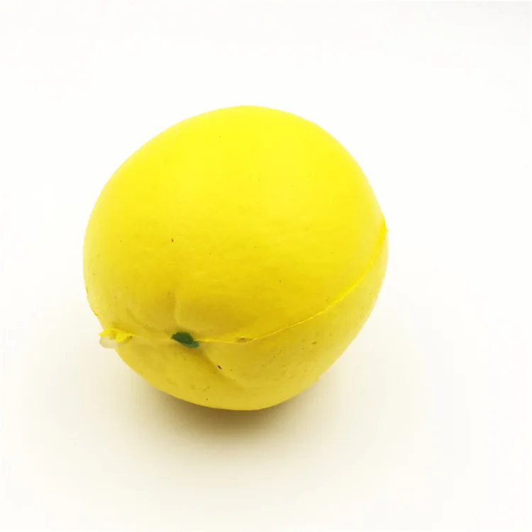 China Factory Supplier High Quality Soft Slow Rising Keychain Kids Mini Lemon Fruit Squishy Toys