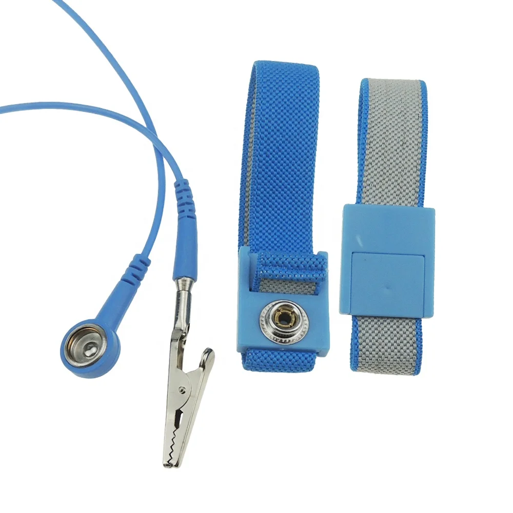 6ft Adjustable 10mm Snap Elastic Anti Static Esd Wrist Strap Buy Esd