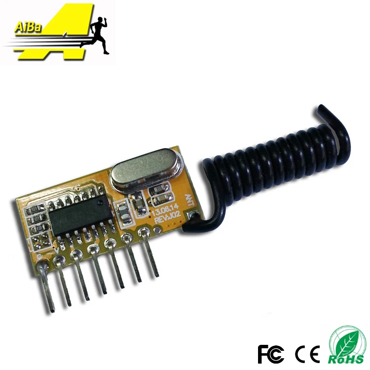 Module récepteur et transmetteur de sortie sans fil 433 MHz RF 4 canaux EV152_MG 