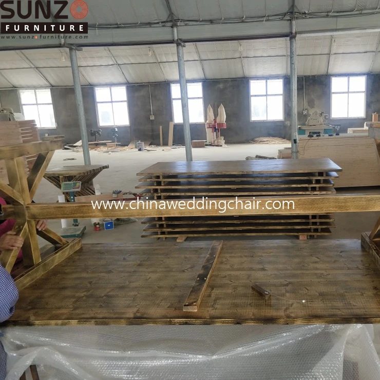 wooden dining table