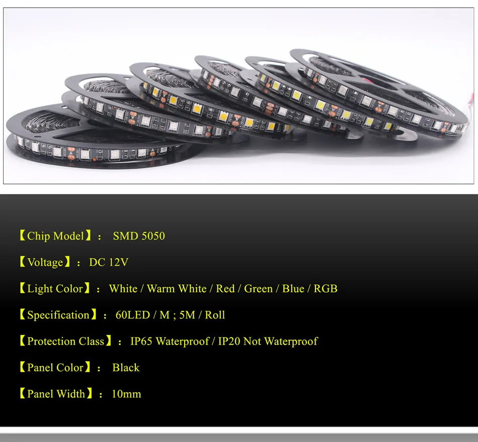 waterproof ip 67 apa102 5050smd black pcb 5v individual adressable RGB LED strips