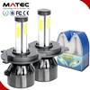 Auto part,super strong led car headlamp bulb led white 6000k 12v 24v h4 h8 h7 h1 hb3 hb4 9004 9007 h13 led headlight